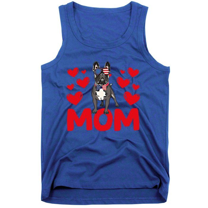 Valentine's Day Hearts Love French Bulldog Mom Animal Lovers Great Gift Tank Top