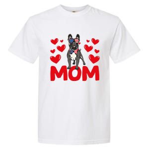 Valentine's Day Hearts Love French Bulldog Mom Animal Lovers Great Gift Garment-Dyed Heavyweight T-Shirt