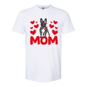 Valentine's Day Hearts Love French Bulldog Mom Animal Lovers Great Gift Softstyle CVC T-Shirt