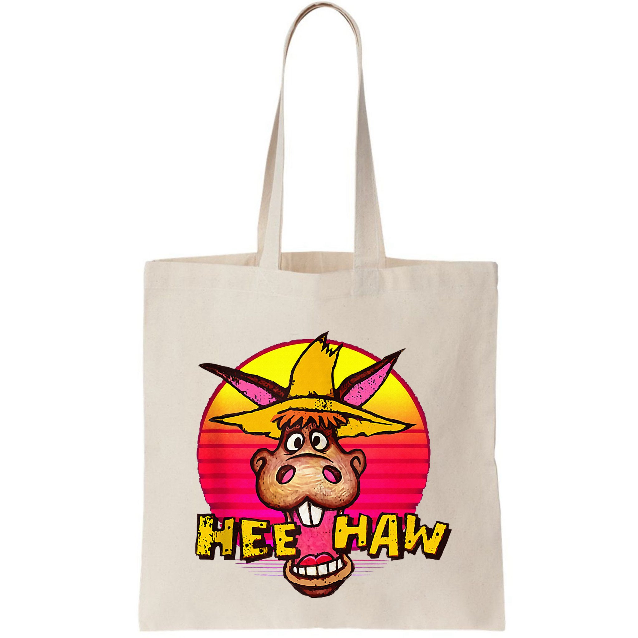 Vitage Donkey Hee Haw Farming Life Farm Animal Farmer Bag