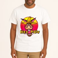 Vitage Donkey Hee Haw Farming Life Farm Animal Farmer Tall T-Shirt