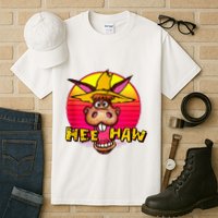 Vitage Donkey Hee Haw Farming Life Farm Animal Farmer Tall T-Shirt