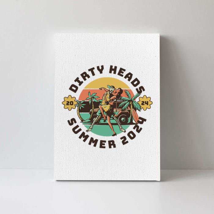 Vintage Dirty Heads In Retro Style Canvas