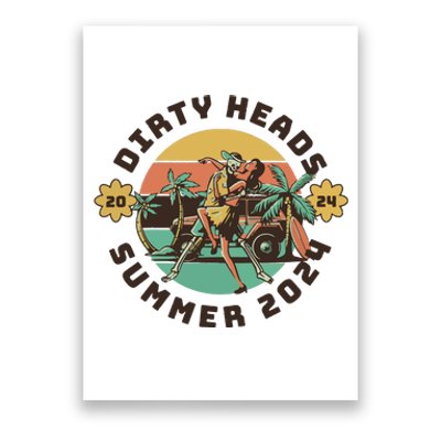 Vintage Dirty Heads In Retro Style Poster