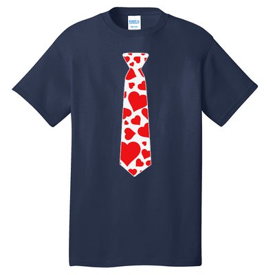 Valentine's Day Hearts Neck Tie For & Adults Tall T-Shirt