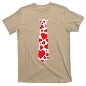 Valentine's Day Hearts Neck Tie For & Adults T-Shirt