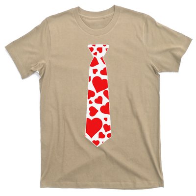 Valentine's Day Hearts Neck Tie For & Adults T-Shirt