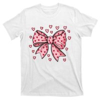 ValentineS Day Heart Coquette Bow T-Shirt