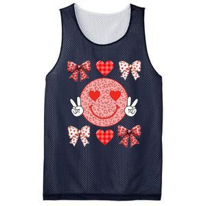 Valentines Day Hearts Leopard Love Funny Women Mesh Reversible Basketball Jersey Tank