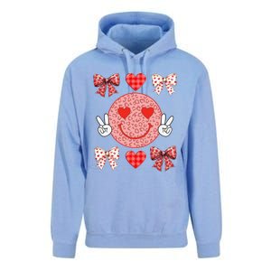 Valentines Day Hearts Leopard Love Funny Women Unisex Surf Hoodie