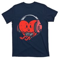 Valentines Day Heart Gamer Gaming T-Shirt