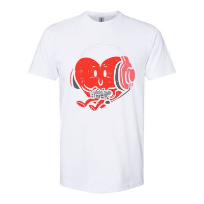 Valentines Day Heart Gamer Gaming Softstyle CVC T-Shirt