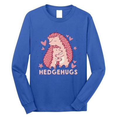 Valentines Day Hedgehog Cuddle Animal Lovers Hedgehugs Gift Long Sleeve Shirt