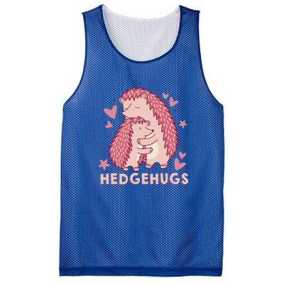 Valentines Day Hedgehog Cuddle Animal Lovers Hedgehugs Gift Mesh Reversible Basketball Jersey Tank