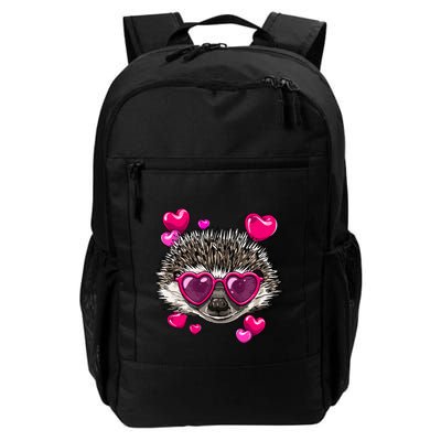Valentines Day Hedgehog Funny Hedgehog Lover Gift Backpack