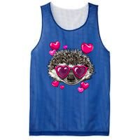 Valentines Day Hedgehog Funny Hedgehog Lover Gift Mesh Reversible Basketball Jersey Tank