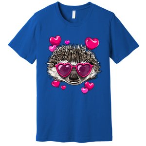 Valentines Day Hedgehog Funny Hedgehog Lover Gift Premium T-Shirt