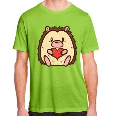 Valentines Day Hedgehog Heart Great Gift Adult ChromaSoft Performance T-Shirt