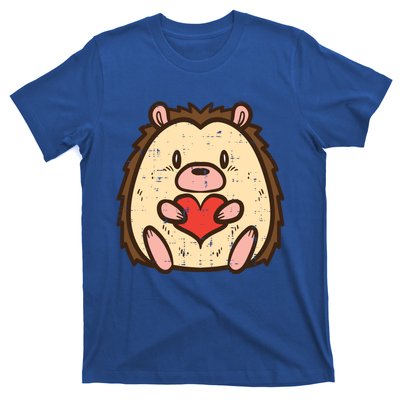 Valentines Day Hedgehog Heart Great Gift T-Shirt