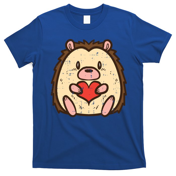 Valentines Day Hedgehog Heart Great Gift T-Shirt