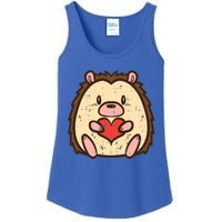 Valentines Day Hedgehog Heart Great Gift Ladies Essential Tank