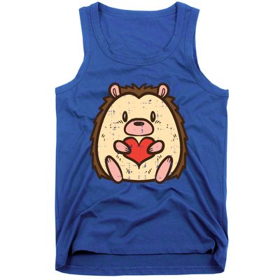 Valentines Day Hedgehog Heart Great Gift Tank Top