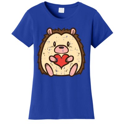 Valentines Day Hedgehog Heart Great Gift Women's T-Shirt