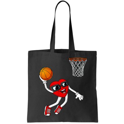 Valentines Day Heart Dunking Basketball Boys Girls Kids Bag