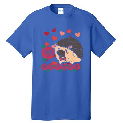 Valentines Day Hedgehog Gift Tall T-Shirt