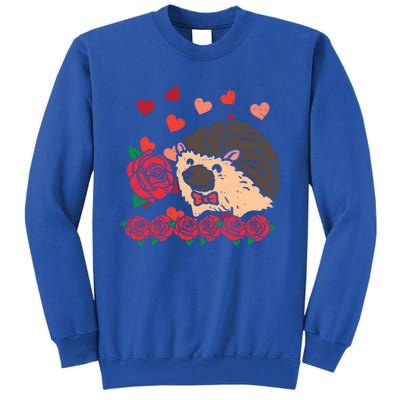 Valentines Day Hedgehog Gift Tall Sweatshirt