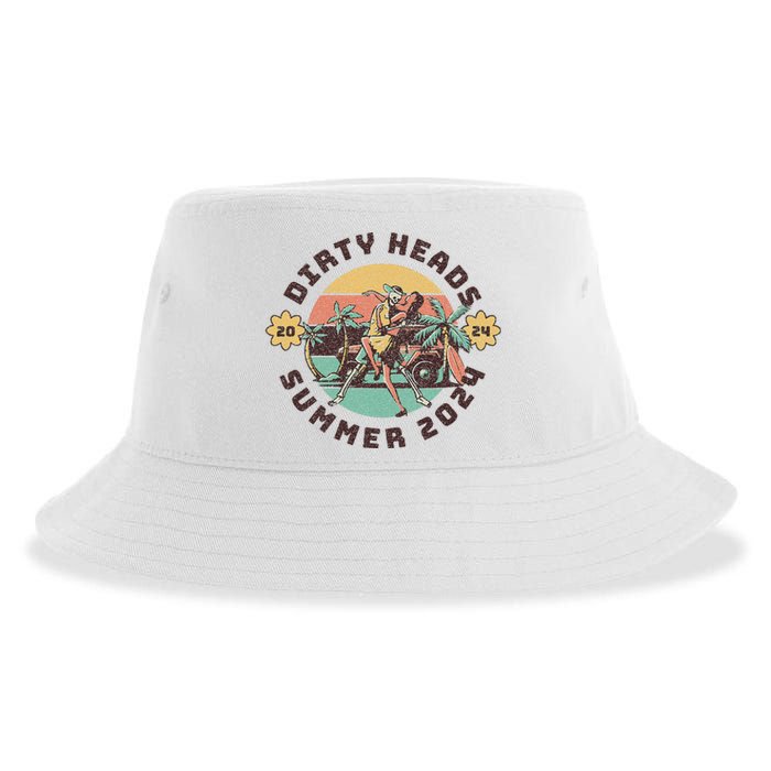 Vintage Dirty Heads Retro Sustainable Bucket Hat