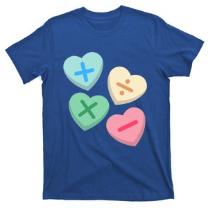 Valentine's Day Hearts With Math Symbols Gift T-Shirt