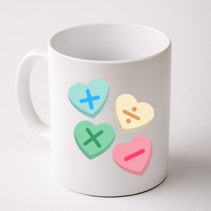 Valentine's Day Hearts With Math Symbols Gift Coffee Mug