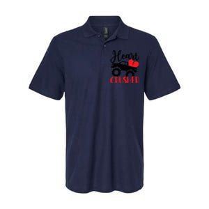 Valentine's Day, Heart Crusher Softstyle Adult Sport Polo