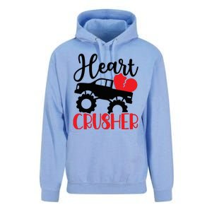 Valentine's Day, Heart Crusher Unisex Surf Hoodie