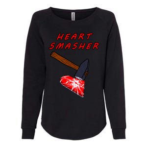 Valentines Day Heart Smasher Crusher Love Partner Gift Idea Gift Womens California Wash Sweatshirt