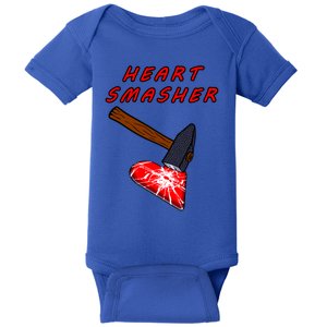 Valentines Day Heart Smasher Crusher Love Partner Gift Idea Gift Baby Bodysuit