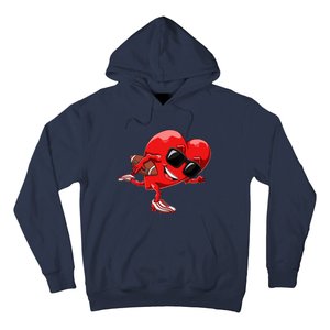 Valentines Day Heart American Football Sports Hoodie