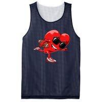 Valentines Day Heart American Football Sports Mesh Reversible Basketball Jersey Tank