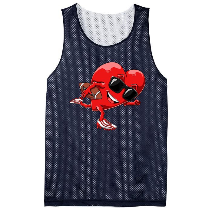 Valentines Day Heart American Football Sports Mesh Reversible Basketball Jersey Tank