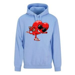 Valentines Day Heart American Football Sports Unisex Surf Hoodie