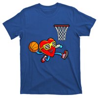 Valentines Day Heart Dunking Basketball T-Shirt