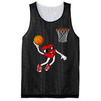 Valentines Day Heart Dunking Basketball Boys Girls Kids Mesh Reversible Basketball Jersey Tank