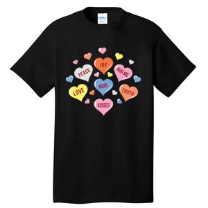 Valentines Day Heart Candy Tall T-Shirt