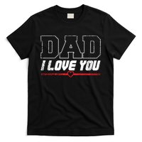 Vintage Dad I Love You Proud Son Daughter Father Matching Gift T-Shirt