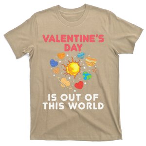 Valentine's Day Is Out Of This World Heart Planets Space T-Shirt