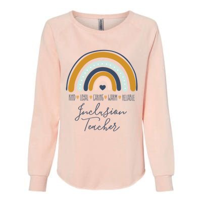 Valentine's Day Inclusion Teacher Appreciation Gift Womens California Wash Sweatshirt