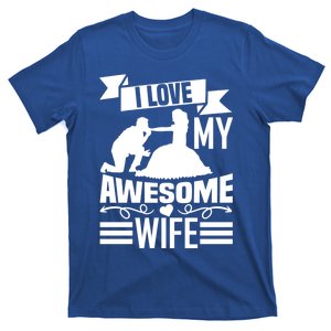 Valentine's Day I Love My Awesome Wife Gift T-Shirt