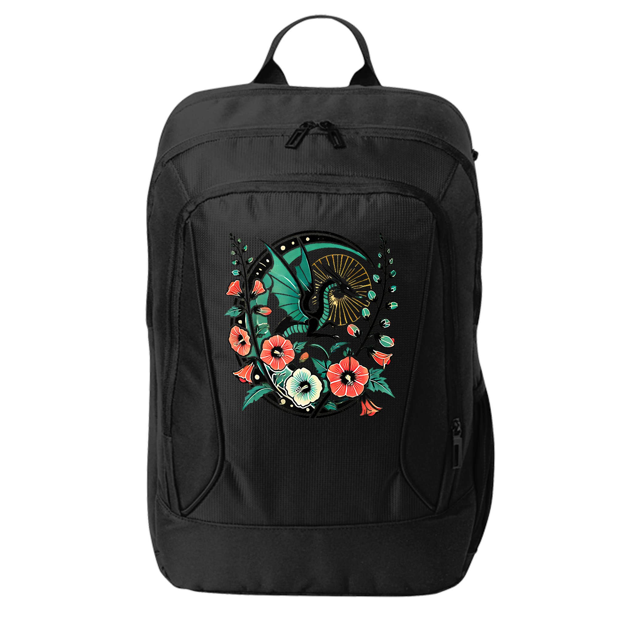 Vintage Dragon Illustration Dragon Lovers City Backpack