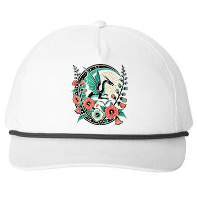 Vintage Dragon Illustration Dragon Lovers Snapback Five-Panel Rope Hat